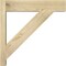 Ekena Millwork Traditional Block Rough Sawn Outlooker, Douglas Fir, 6"W x 24"D x 24"H OUT06X24X24TRA05RDF - alternate 2
